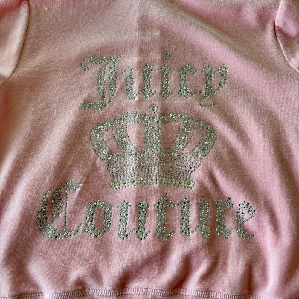Juicy Couture Blush Velour Hoodie